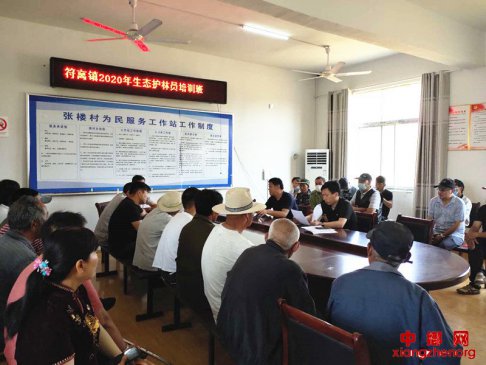 安徽：符离镇对护林员进行培训