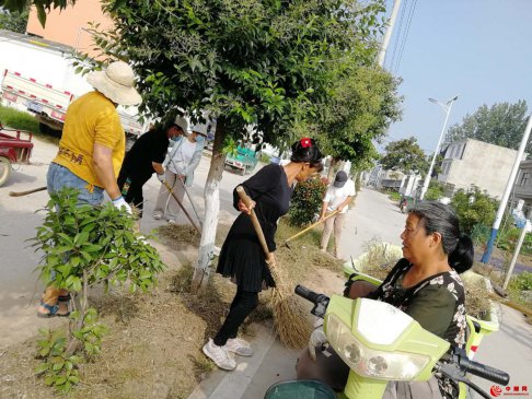 安徽省西二铺乡人人参与文明创建，共筑美好家园