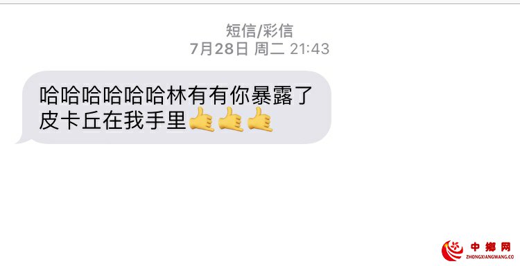  陆先生收到的陌生人发来的短信  截图