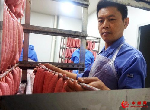 <b>安徽颍东：龙头企业  带农增收</b>