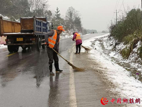 江西省宜春市建山镇：冰天雪地中旺盛干事创业