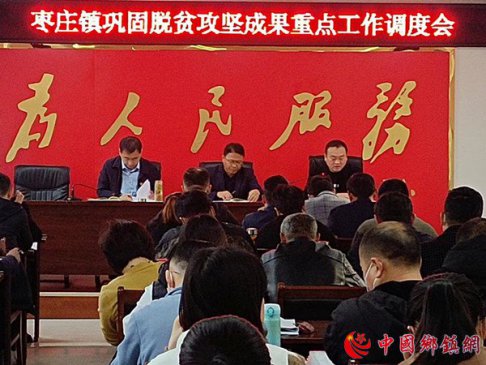 安徽阜阳枣庄镇召开巩固拓展脱贫攻坚成果重点