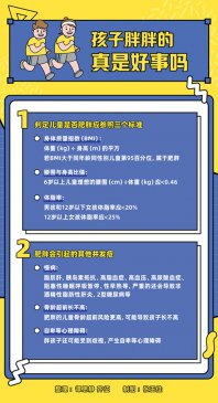 孩子胖胖的是好事吗？儿童肥胖中藏着多少误区