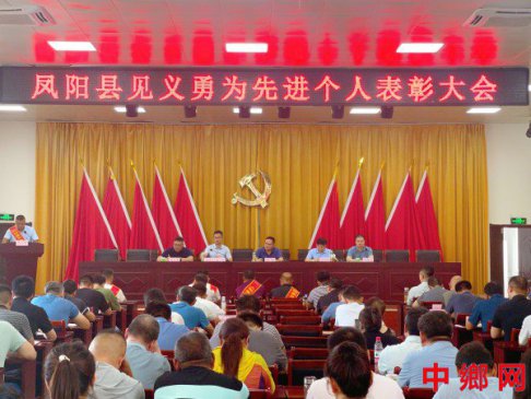 安徽凤阳县隆重举行见义勇为先进个人表彰大会