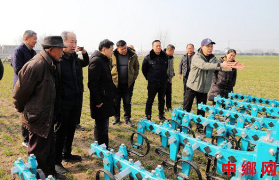 安徽阜阳：智能除草机显身手