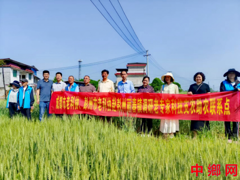 成都市老科协副秘书长李维嘉一行到彭州市 调研科技支农助农工作