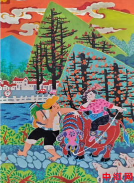 非遗赋能乡村振兴 河南内黄年画绘出文旅融合新